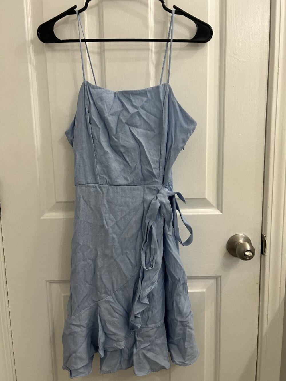 Altar'd State light blue bow dress